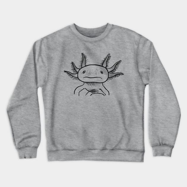 Axolotl Crewneck Sweatshirt by jplrosman
